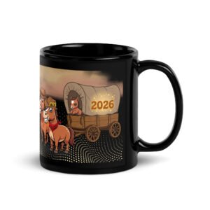 funny cowboy mug | western horses, pony wagon 2026, 11oz