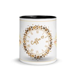 coffee time mug – inspirational coffee lover gift, 11oz